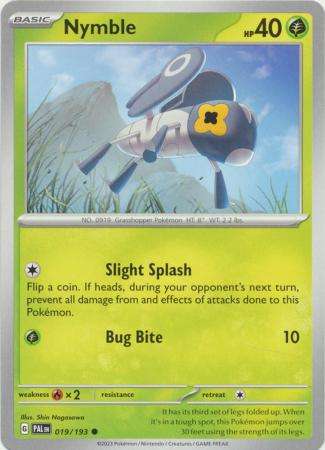 Pokemon Trading Card Game - Nymble - 019/193 - Common Scarlet & Violet: Paldea Evolved