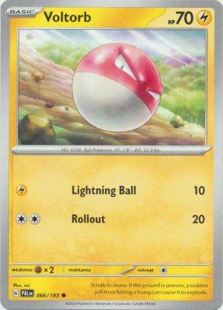 Pokemon Trading Card Game - Voltorb - 066/193 - Common Scarlet & Violet: Paldea Evolved