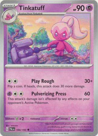 Pokemon Trading Card Game - Tinkatuff - 104/193 - Uncommon Scarlet & Violet: Paldea Evolved