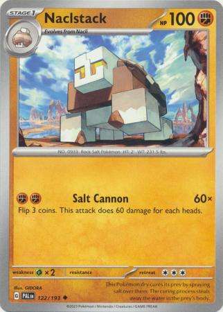 Pokemon Trading Card Game - Naclstack - 122/193 - Uncommon Scarlet & Violet: Paldea Evolved