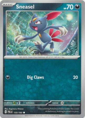 Pokemon Trading Card Game - Sneasel - 133/193 - Common Scarlet & Violet: Paldea Evolved