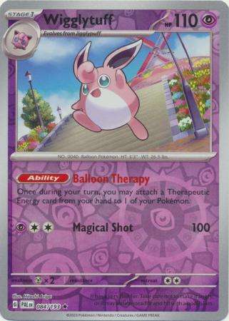 Pokemon Trading Card Game - Wigglytuff - 084/193 - Holo Rare Reverse Holo Scarlet & Violet: Paldea E