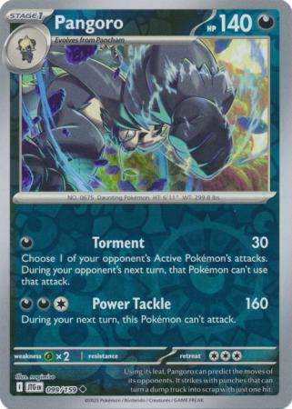 Pokemon Trading Card Game - Pangoro - 099/159 - Uncommon Reverse Holo Journey together