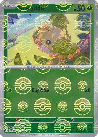 Pokemon Trading Card Game - Sewaddle (Poke Ball Pattern) - SV: White Flare (WHT)
