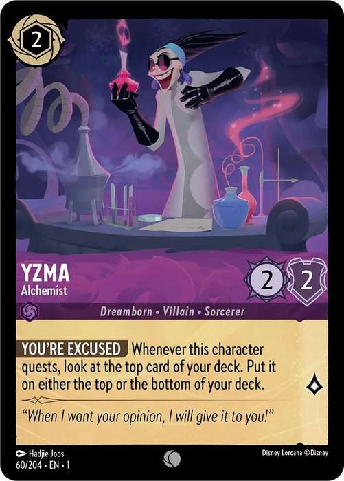Disney Lorcana Trading Card Game - Yzma - Alchemist - The First Chapter (1)