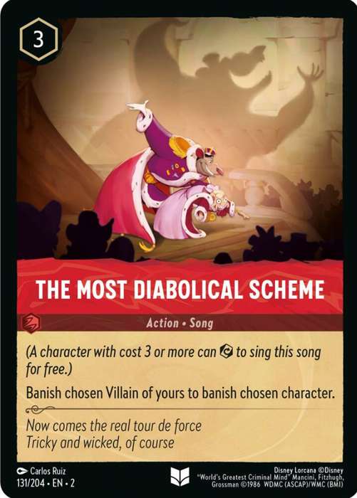 Disney Lorcana Trading Card Game - The Most Diabolical Scheme - Rise of the Floodborn (2)