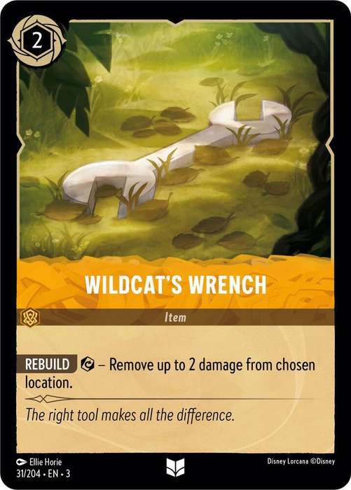 Disney Lorcana Trading Card Game - Wildcat's Wrench - Into the Inklands (3)