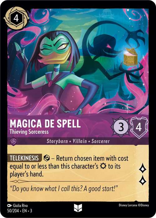 Disney Lorcana Trading Card Game - Magica De Spell - Thieving Sorceress - Into the Inklands (3)