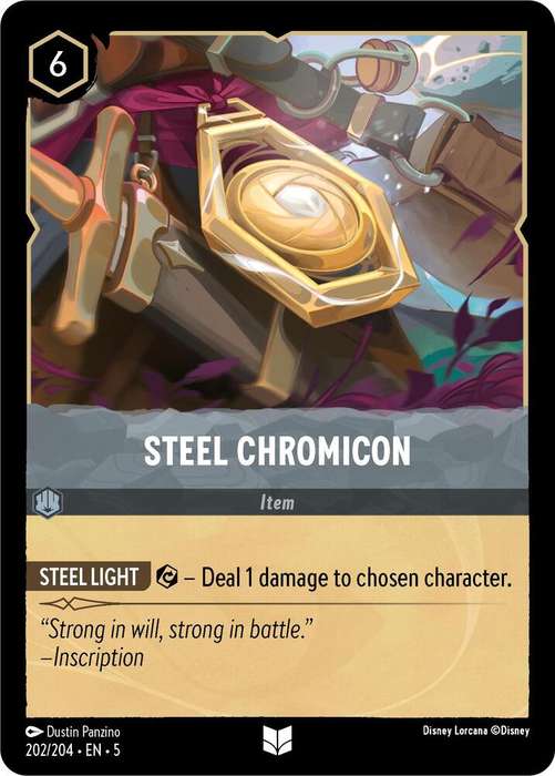 Disney Lorcana Trading Card Game - Steel Chromicon - Shimmering Skies (5)