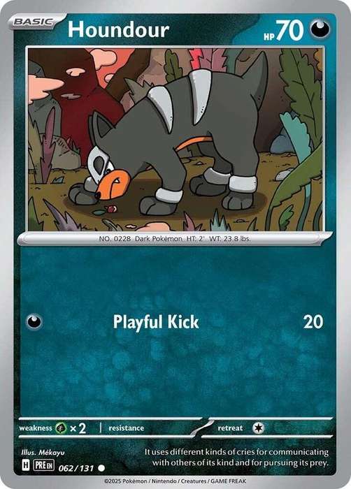 Pokemon Trading Card Game - Houndour - SV: Prismatic Evolutions