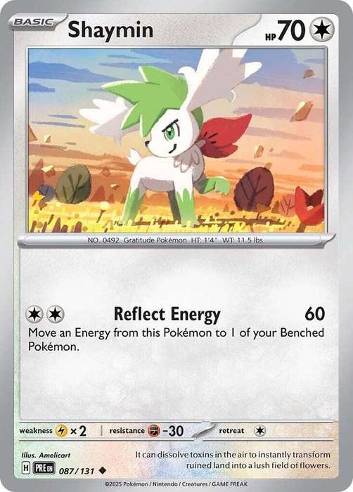 Pokemon Trading Card Game - Shaymin - SV: Prismatic Evolutions
