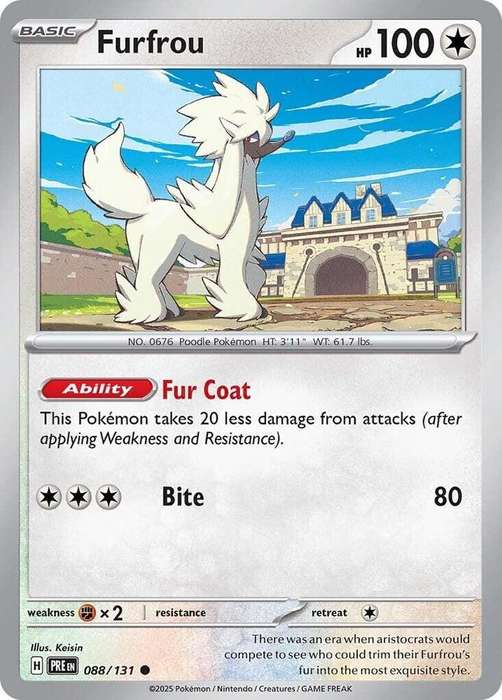 Pokemon Trading Card Game - Furfrou - SV: Prismatic Evolutions