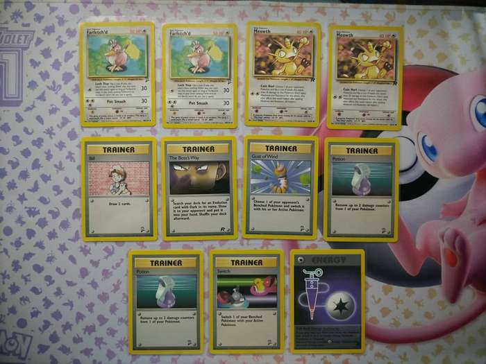 Pokemon Trading Card Game - Team Rocket Theme Deck - "Trouble" Vintage