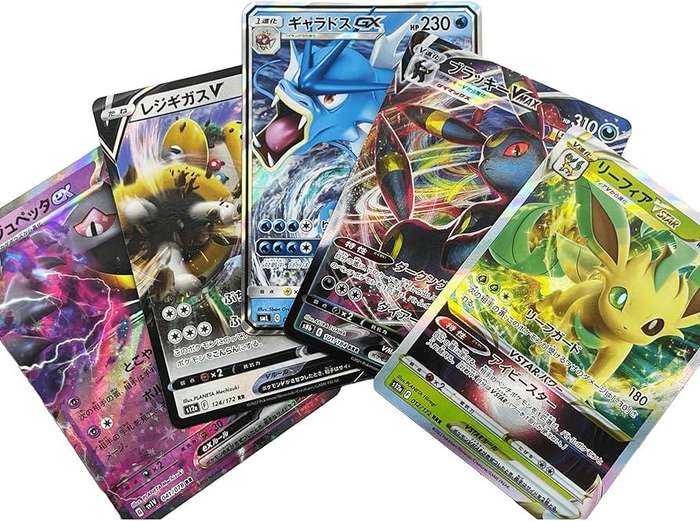 Pokemon Card Lot of 10 Random V/EX/GX/VMAX cards - Japanese Only