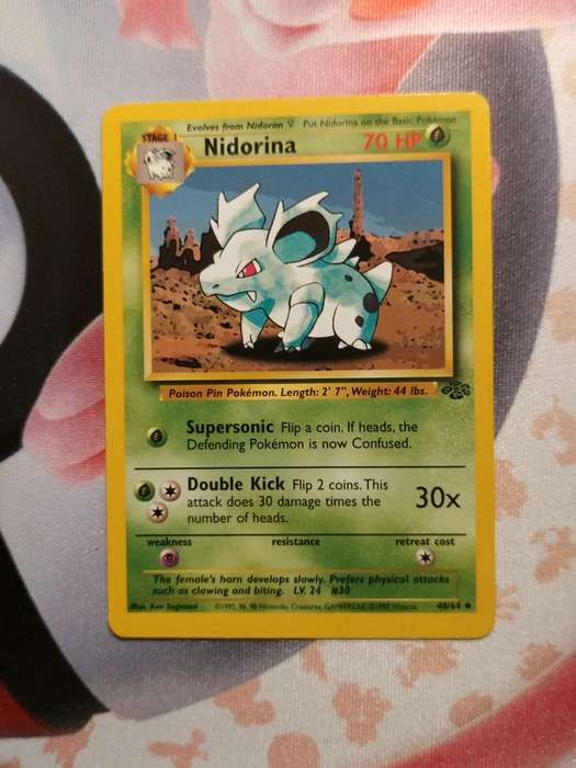 Pokemon Trading Card Game - Nidorina #40 Pokemon Jungle (1)