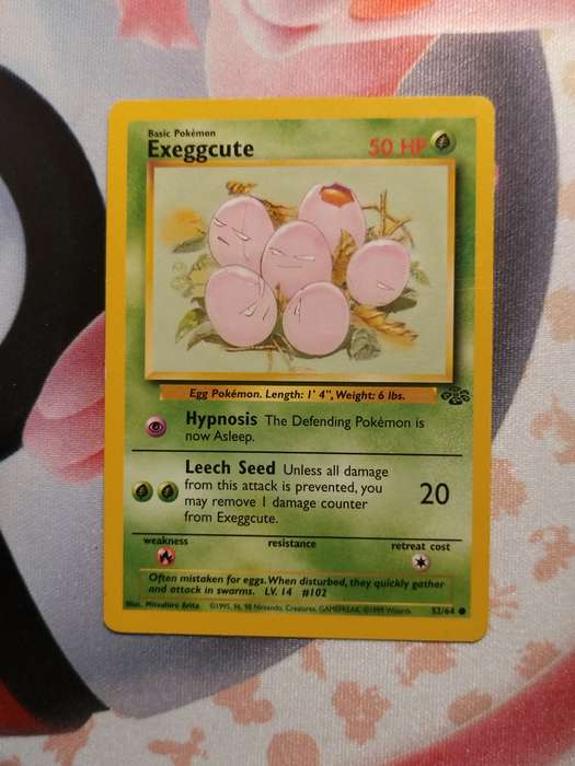 Pokemon Trading Card Game - Exeggcute #52 Pokemon Jungle (9)