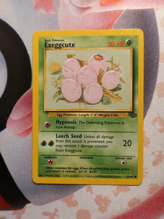 Pokemon Trading Card Game - Exeggcute #52 Pokemon Jungle (8)