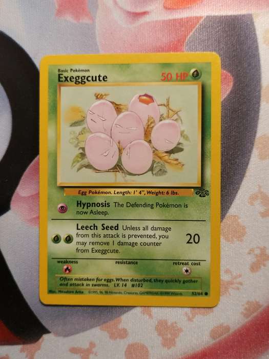 Pokemon Trading Card Game - Exeggcute #52 Pokemon Jungle (6)