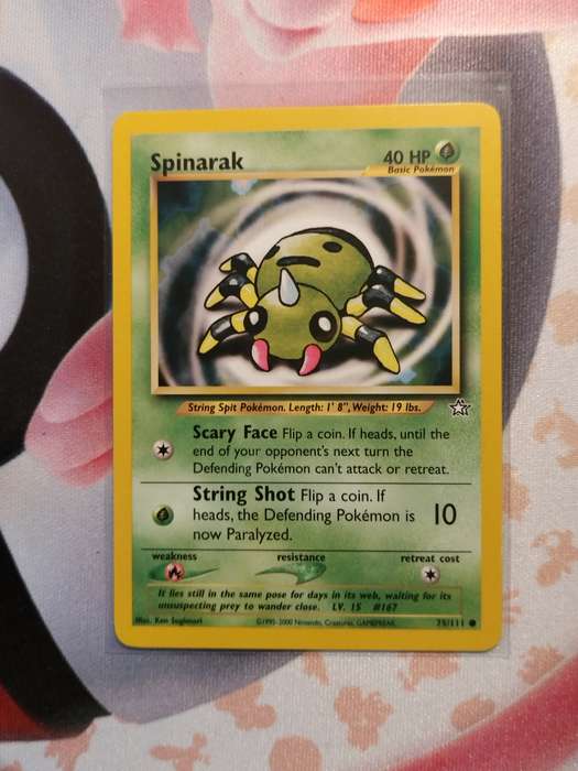 Pokemon Trading Card Game - Spinarak #75 Pokemon Neo Genesis (2)