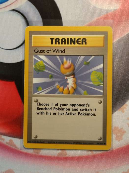 Pokemon Trading Card Game -  Gust of Wind #93 Pokemon Base Set  (2)