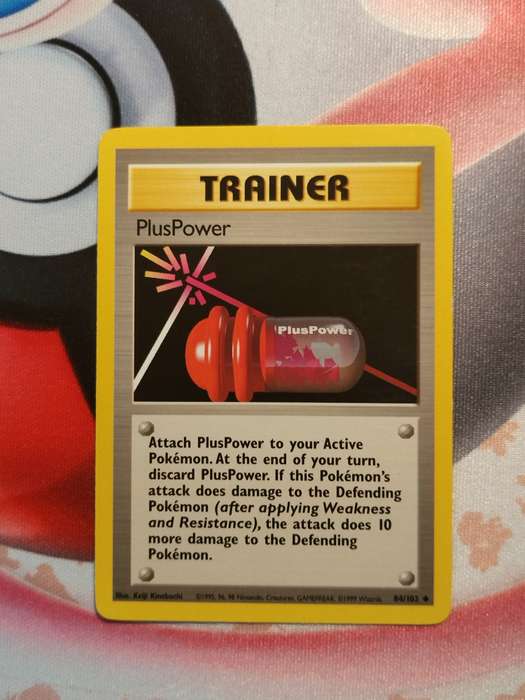 Pokemon Trading Card Game - PlusPower #84 Pokemon Base Set (3)