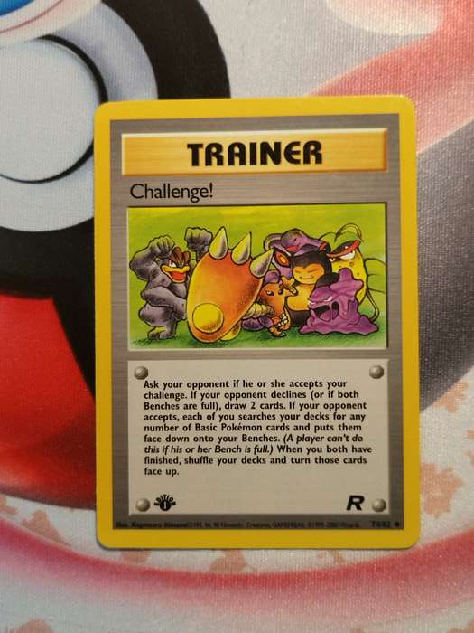 Pokemon Trading Card Game - Challenge! [1st Edition] #74 Pokemon Team Rocket