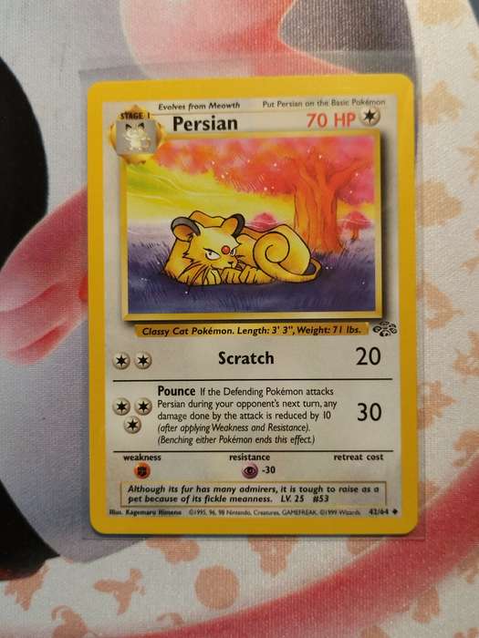 Pokemon Trading Card Game - Persian #42 Pokemon Jungle (3)