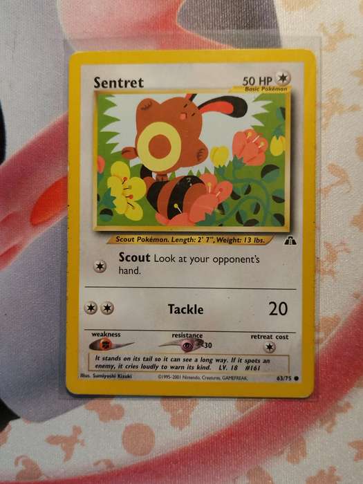 Pokemon Trading Card Game - Sentret #63 Pokemon Neo Discovery