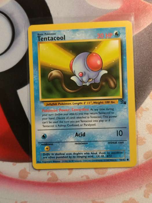 Pokemon Trading Card Game - Tentacool #56 Pokemon Fossil  (2)