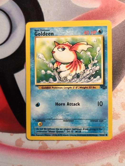 Pokemon Trading Card Game - Goldeen #53 Pokemon Jungle (4)