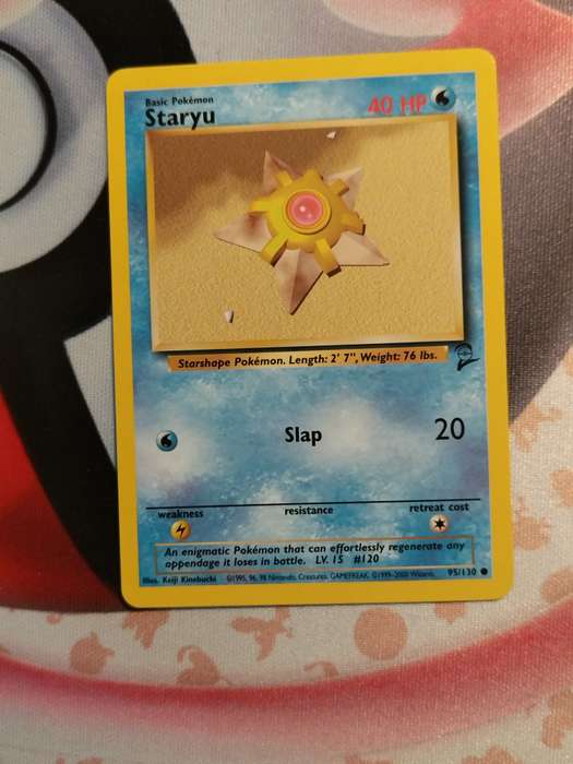 Pokemon Trading Card Game - Staryu #95 Pokemon Base Set 2
