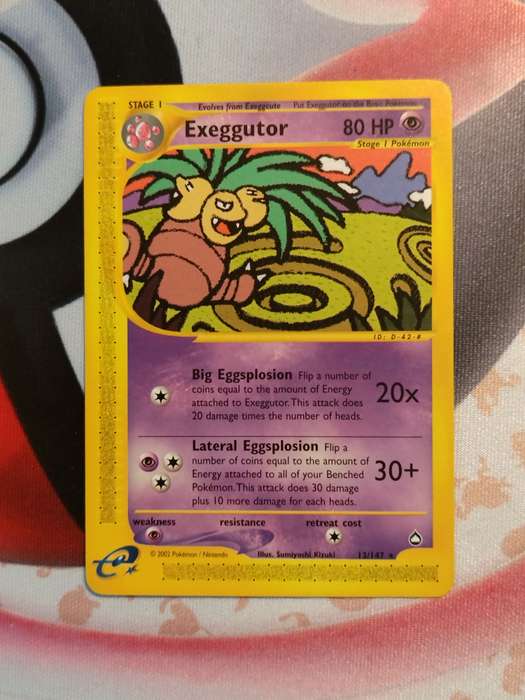 Pokemon Trading Card Game - Exeggutor #13 Pokemon Aquapolis