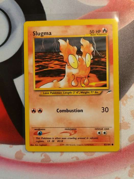 Pokemon Trading Card Game - Slugma #82 Pokemon Neo Destiny