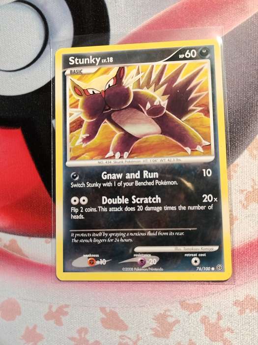 Pokemon Trading Card Game -  Stunky #76 Pokemon Stormfront