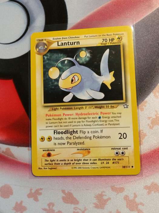 Pokemon Trading Card Game - Lanturn #38 Pokemon Neo Genesis (2)