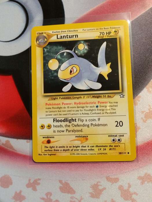 Pokemon Trading Card Game - Lanturn #38 Pokemon Neo Genesis (1)
