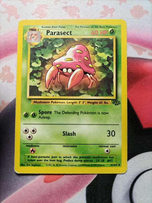 Pokemon Trading Card Game - Parasect #41 Pokemon Jungle - 2