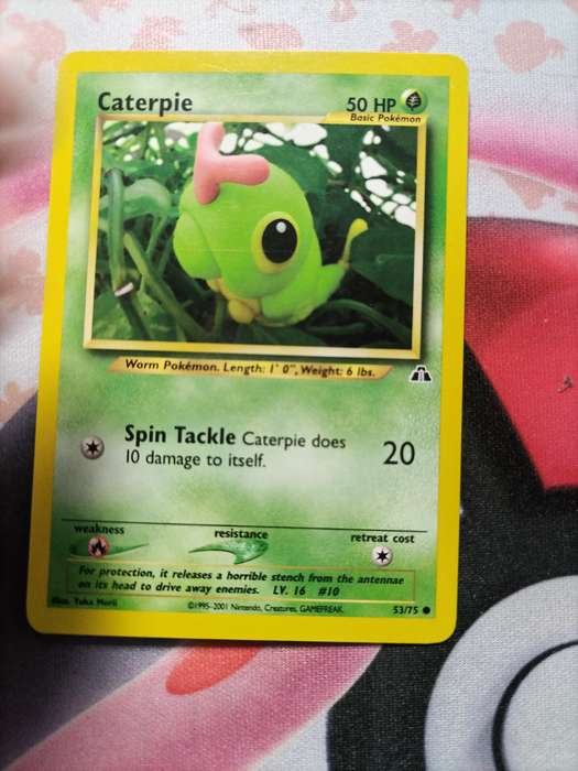 Pokemon Trading Card Game - Caterpie #53 Pokemon Neo Discovery - 1