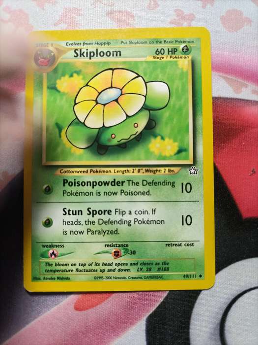 Pokemon Trading Card Game - Skiploom #49 Pokemon Neo Genesis