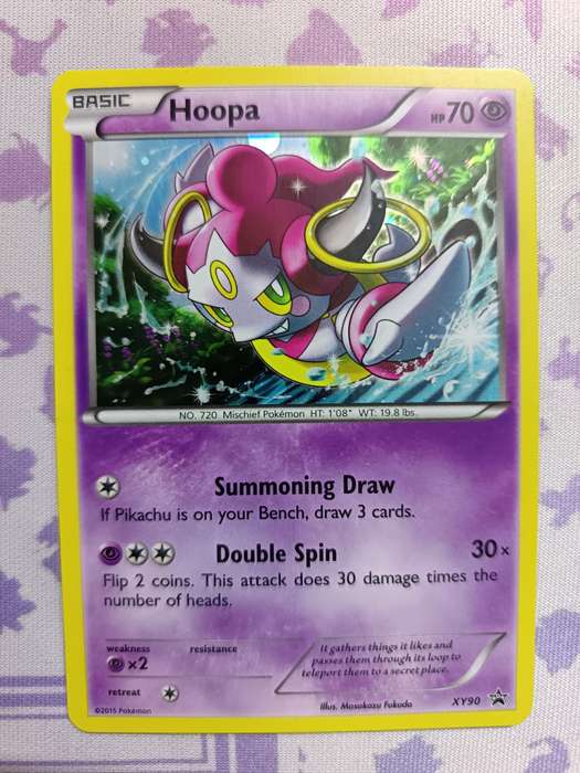 Pokemon Trading Card Game - Hoopa - XY90 - (Collector's Chest) Promo Pokemon XY Promos - 2016