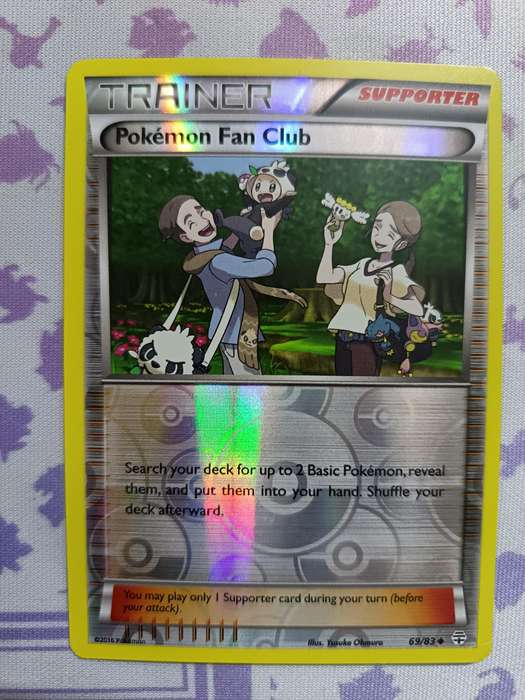 Pokemon Trading Card Game -  Pokemon Fan Club - 69/83 - Uncommon Reverse Holo Generations - 2016