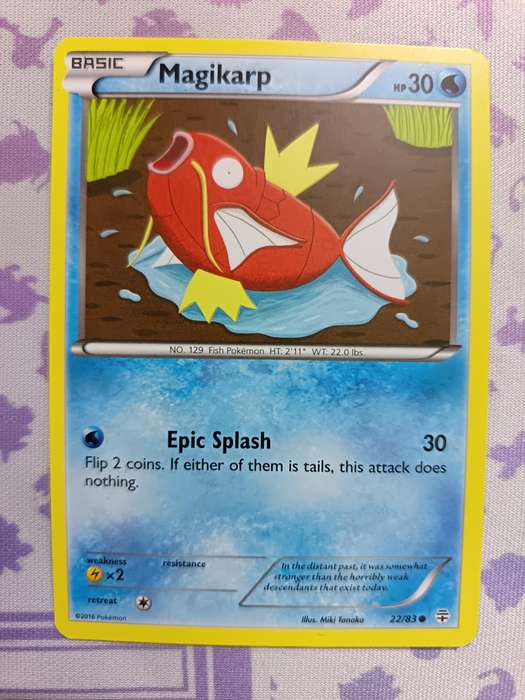Pokemon Trading Card Game -  Magikarp - 22/83 - Common Generations - 2016