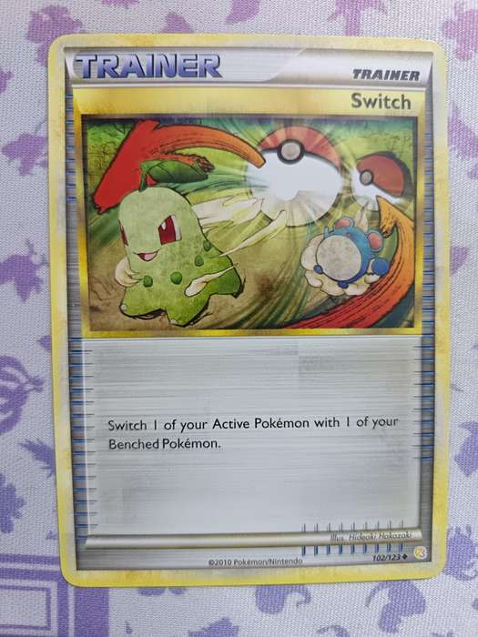 Pokemon Trading Card Game - Switch - 102/123 - Uncommon Heart Gold Soul Silver (Base Set) - 2010