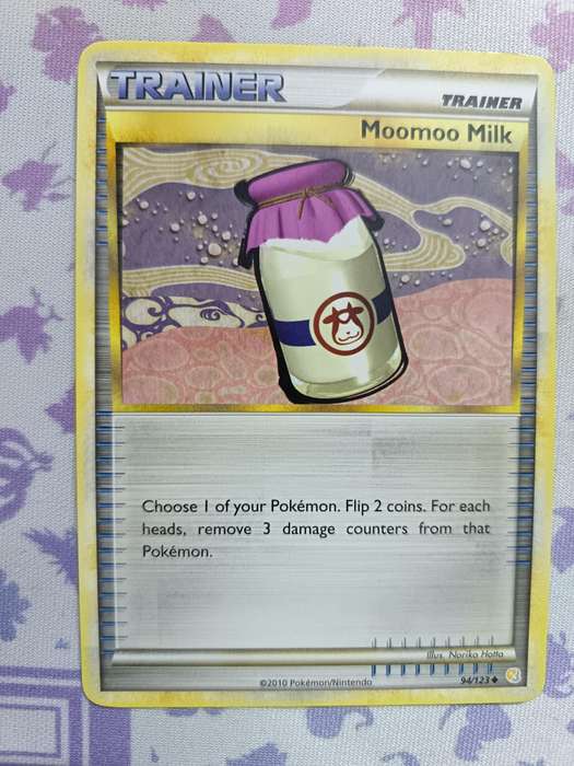 Pokemon Trading Card Game - Moomoo Milk - 94/123 - Uncommon Heart Gold Soul Silver (Base Set) - 2010