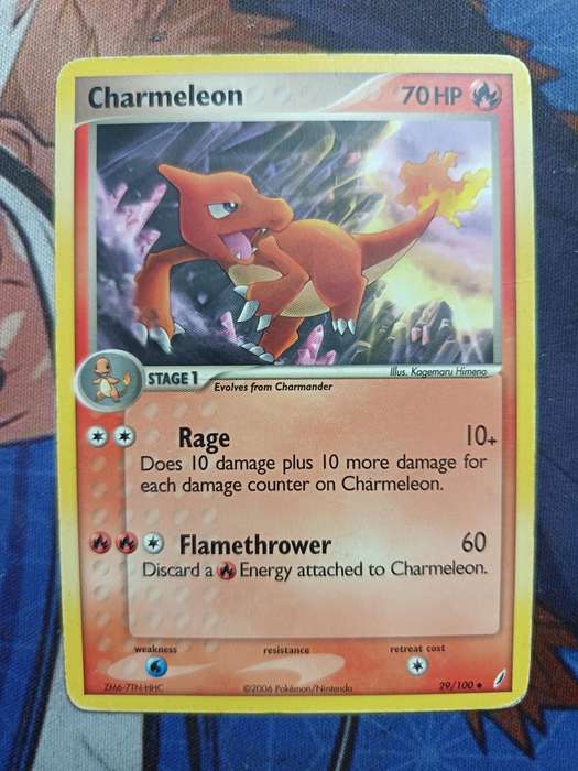 Pokemon Trading Card Game - Charmeleon #29 Pokemon Crystal Guardians - Vintage