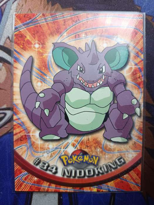 Pokemon Trading Card Game - Nidoking #34 Pokemon 1999 Topps TV  - Vintage