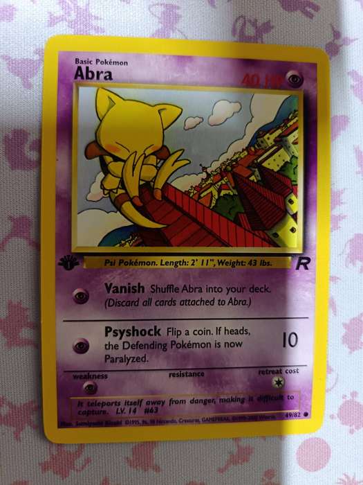 Pokemon Trading Card Game - Abra [1st Edition] #49 Pokemon Team Rocket