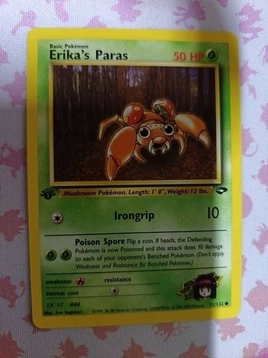 Pokemon Trading Card Game - Erika's Paras [1st Edition] #71 Pokemon Gym Challenge