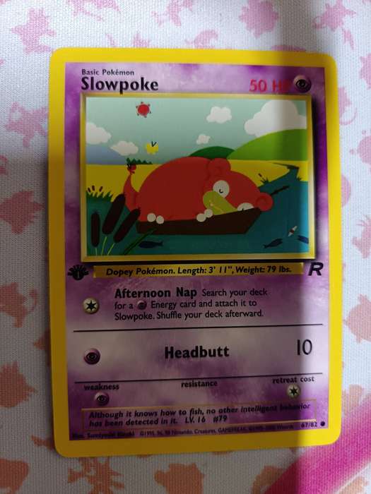 Pokemon Trading Card Game - Slowpoke [1st Edition] #67 Pokemon Team Rocket