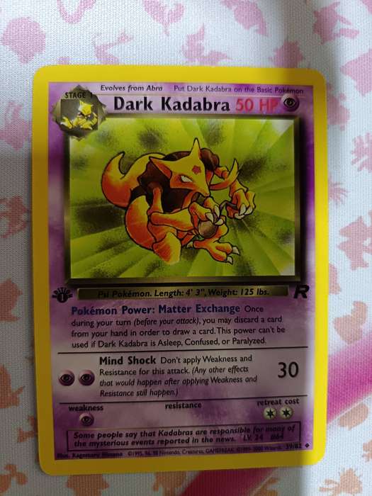 Pokemon Trading Card Game - Dark Kadabra [1st Edition] #39 Pokemon Team Rocket